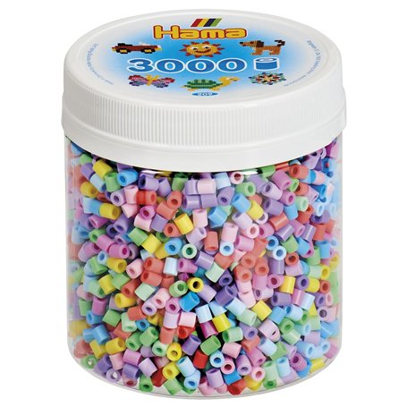 Hama 10.209-50 Midi Perles Mosaïque Mélange Pastel Taille Unique