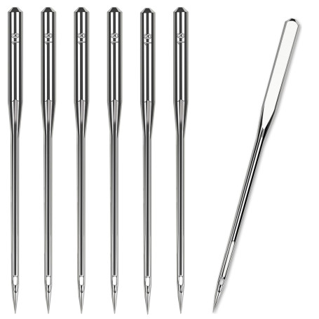 Lot de 30 aiguilles universelles de machine à coudre pour cuir et jeans