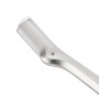 TWEEZERMAN Rasoir à sourcils avec mini pince à épiler inclinée (mini Slant Tweezer & Brow Razor) Argenté