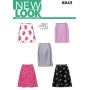 New Look NL6843 Patron de Couture Jupe 22 x 15 cm