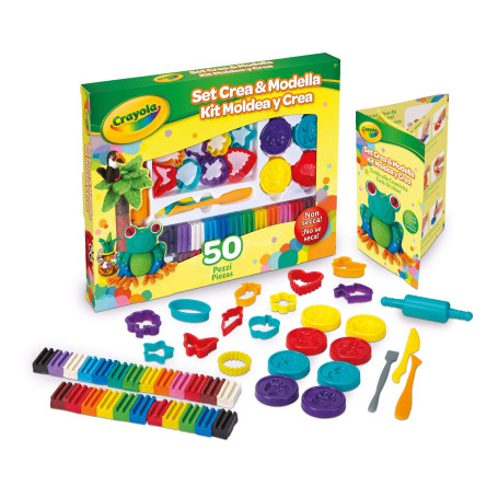 CRAYOLA - Kit Crée et Modèle avec la plastiline