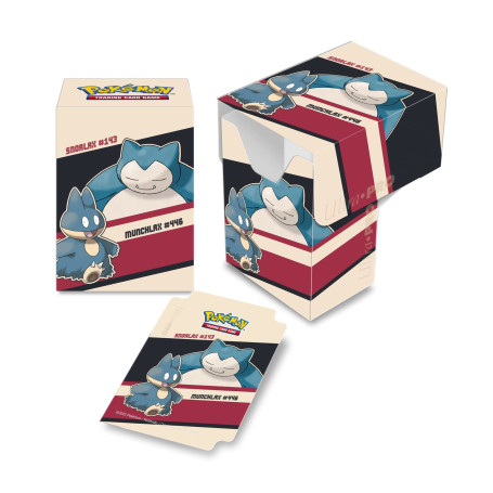 Ultra Pro 15953 - Snorlax & Munchlax Full View Deck Box for Pokémon