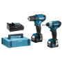Pack outils 12V (DF333D + TD110D) (2x4.0Ah) en Makpac - MAKITA CLX224SMJ