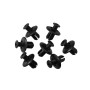 240 Pièces Rivet Plastique Clips Voiture, 6 Taille Clips de Retenue de Voiture Fixations, Vis Plastique Universelles pour Fixer 