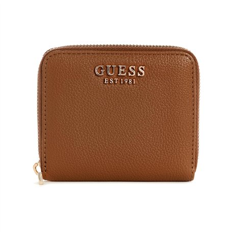 GUESS Laurel SLG Small Zip Around Wallet S Cognac