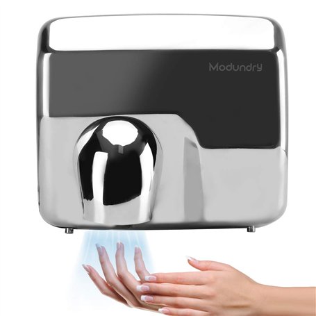 Modundry Professionnel Sèche-Mains à Bec Acier Inoxydable Automatique Électrique Commercial et ménage