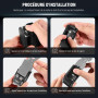 NEEWER Basics Support Magnétique Compatible avec DJI Osmo Pocket 3 et Creator Combo,Adaptateur d'Extension Multifonction,Support