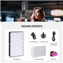NEEWER Basics Lampe LED pour Selfie Compatible avec iPhone, Ordinateur Portable, Webcam, pour Vidéoconférence, Enregistrement, Z