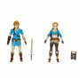 Nintendo Zelda - Pack de 2 Figurines d'action Link et Zelda - 11 Cm - 20 Points d'Articulation - Licence Officielle Zelda Breath