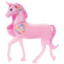 Barbie Licorne Sons et Lumières avec 20 combinaisons interactives de lumières, sons et musique, effets activés en appuyant sur d