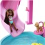 Barbie - Coffret Piscine de Reve - Toboggan et jacuzzi - Plus de 20 accessoires - Barbie - JFP01