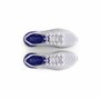 Under Armour Femme UA W HOVR Sonic 6 Performance Technique, 102 White Sonar Blue Baja Blue, 38.5 EU