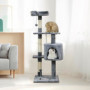 Arbre a chat JASPER - 40 x 40 x 114 cm - Gris 83,99 €