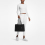 Grand sac de voyage en cuir Saffiano Jet Set Michael Kors