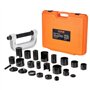 VEVOR Extracteur de Joint à Rotule 25PCS Arrache Rotules en Acier avec Adaptateurs Multi-Tailles Kit de Démontage et Montage Joi