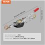 VEVOR Tire Fort, Capacité Charge 2 T, Treuil Manuel à Cliquet Câble Acier 3,7 m 2 Crochets Outil d'Extraction Robuste Double Eng