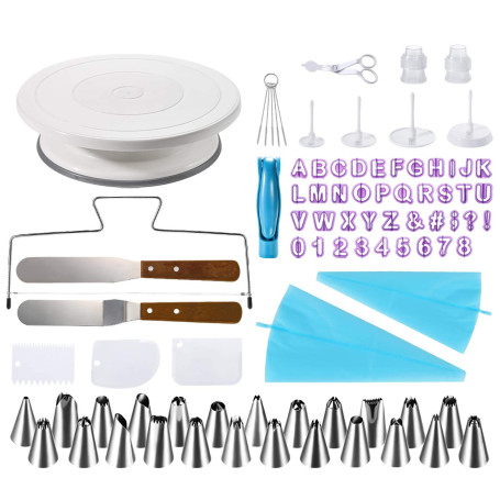 Soleebee 86 Pcs Plateau Tournant de Gâteau