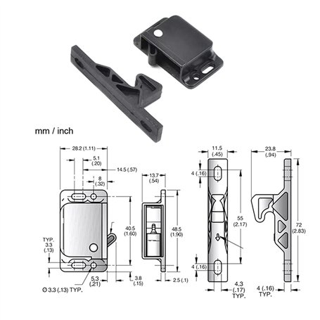 YanBous 2 Pièces Chausse Pied Long Manche Telescopique Extensible Grand Plastique Chaussé Pieds Pour Hommes Femmes Enfant Senior