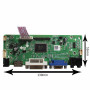 VSDISPLAY Carte contrôleur DVI VGA Audio LCD Compatible avec écran LCD M215HW01 VB 230WF5-TLF1 21,5" 1920 x 1080 30 Broches