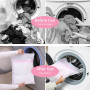 Grsta Filet Linge Machine à Laver, 4 Pièces Filet Linge, Avec Fermeture éclair Invisible, Durable et Difficile à Déformer, pour 