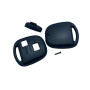Jongo® Coque Clé Compatible avec Toyota Yaris RAV4 Corolla Land Cruiser Celica Prius - Boîtier Télécommande 2 Boutons sans Lame 