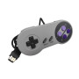 Link-e : 2 X Manette de Jeu Compatible avec la Console Super Nintendo Snes Mini Classic Edition