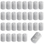 HEKOBAG 30 Pcs Étiquette Estampage, 50 * 30mm Blanc Rectangle Ebauche Estampage Plaque Gravée en Aluminium Estampage Étiquette P
