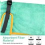 HEKOBAG Peignoir pour Chien en Microfibre, Serviette pour Chien Super Absorbante avec Gants, Serviette Chien Sechage Rapide, Ser