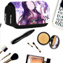 NTEVXZ Trousse à Crayons de Dessin Animé Manga Étui Grande Capacité Trousses à Crayons Nezuko pour Garçons et Filles Étudiants F