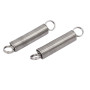 sourcing map Ressort de Traction Ressort de Tension Ressorts d'Extension 0.8mmx8mmx45mm 304 Inoxydable Acier Argenté 5pcs