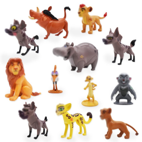 KJoet 12pcs Lion Gâteau Topper