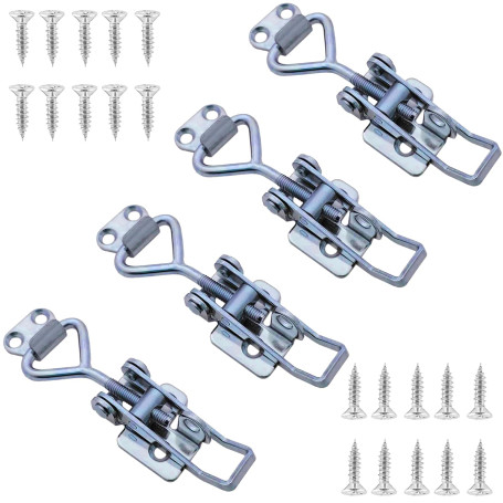 4 Pièces Loquet à Bascule en Acier Inoxydable