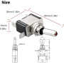 12V 20A SPST ON/OFF Interrupteur Bascule Étanche mit LED pour Voiture Marine RV