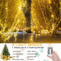 POWZOO Guirlande Lumineuse 40M, 400 LEDBlanc Chaud Sapin de Noël 8 Modes de Minuterie Étanche Decoration Noel Exterieur et Inter