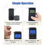 Vuxava Éthylotest Électronique Homologué avec Écran LCD & 20 Embouts – Alcotest Portable pour Maison & Voiture avec Sac Noir en
