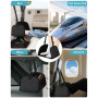 Repose-pied pour avion,Hamac repose-pieds réglable pour avion,Travel Foot Hommock avec mousse à mémoire de forme,Idéal pour repo