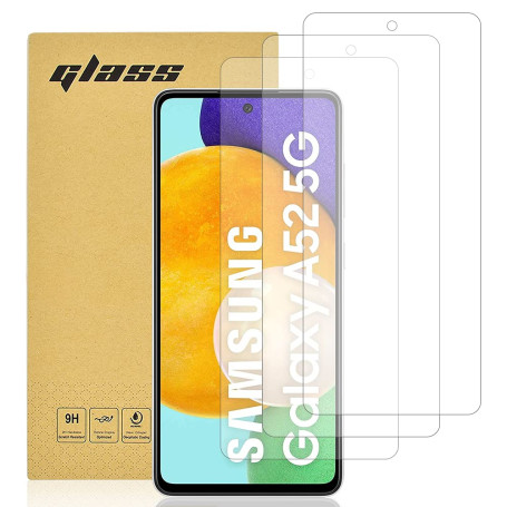 Totill [Lot de 3] Verre Trempé compatible Samsung Galaxy A52