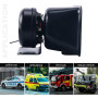 FreeTec 9 Sons Sirene Voiture, 12V 200W Sirène Police, PA Système Mégaphone Police, Klaxon Sirène Haut Parleur Puissant avec Mic