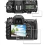 iDaPro [2Pcs Protection d'Ecran pour Nikon D7100 D7200+[2Pcs] Verre Protecteur d'écran du supérieur