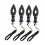 SFONIA 4pcs Indicateurs de Moto 12 LED Flèche Clignotants Lumières 12V Imperméable Universel pour Moto Scooter Quad Cruiser Off 