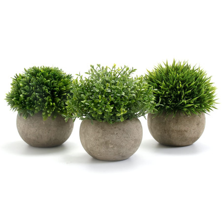 GoMaihe Plante Artificielle Interieur 3 pcs