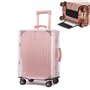 RFYTDCF Housse de protection pour valise en PVC transparent de 30" - Étanche - Anti-poussière et anti-rayures