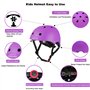 KAMUGO Enfants Casque de vélo pour Les âges 2-8 garçons avec Filles équipement de Protection de Sport Genou coude Poignets pour 