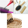 5 Pcs Outil de Nettoyage Ensemble，Griffes de Nettoyage de Peigne、brosse à cheveux avec fil métallique râteau manche en bois - Ne