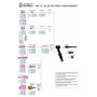 ELCAN Consommables et accessoires professionnels pour torche de soudage TIG série WP 17 18 26 avec buses en céramique, buses, co