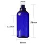 erioctry 2 PCS 500ml 17oz Rechargeable bouteille en plastique vide bouteilles flacons récipients avec le distributeur de pompe d
