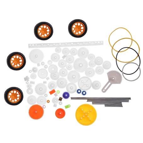 Walfront Jeu d'Engrenages à Vis sans Fin en Plastique