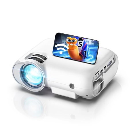 Vidéoprojecteur WiFi Bluetooth 1080P Projecteur Portable Soutien