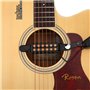 Micro pour Guitare Acoustique, Transducteur magnétique à 12 Trous pour Guitare Acoustique avec kit d'accordage pour Guitare Acou