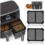 COKACA 2 PCS Grille Anti Projection Air Fryer Ninja of Accessoire Air Fryer Ninja Double Stack Xl